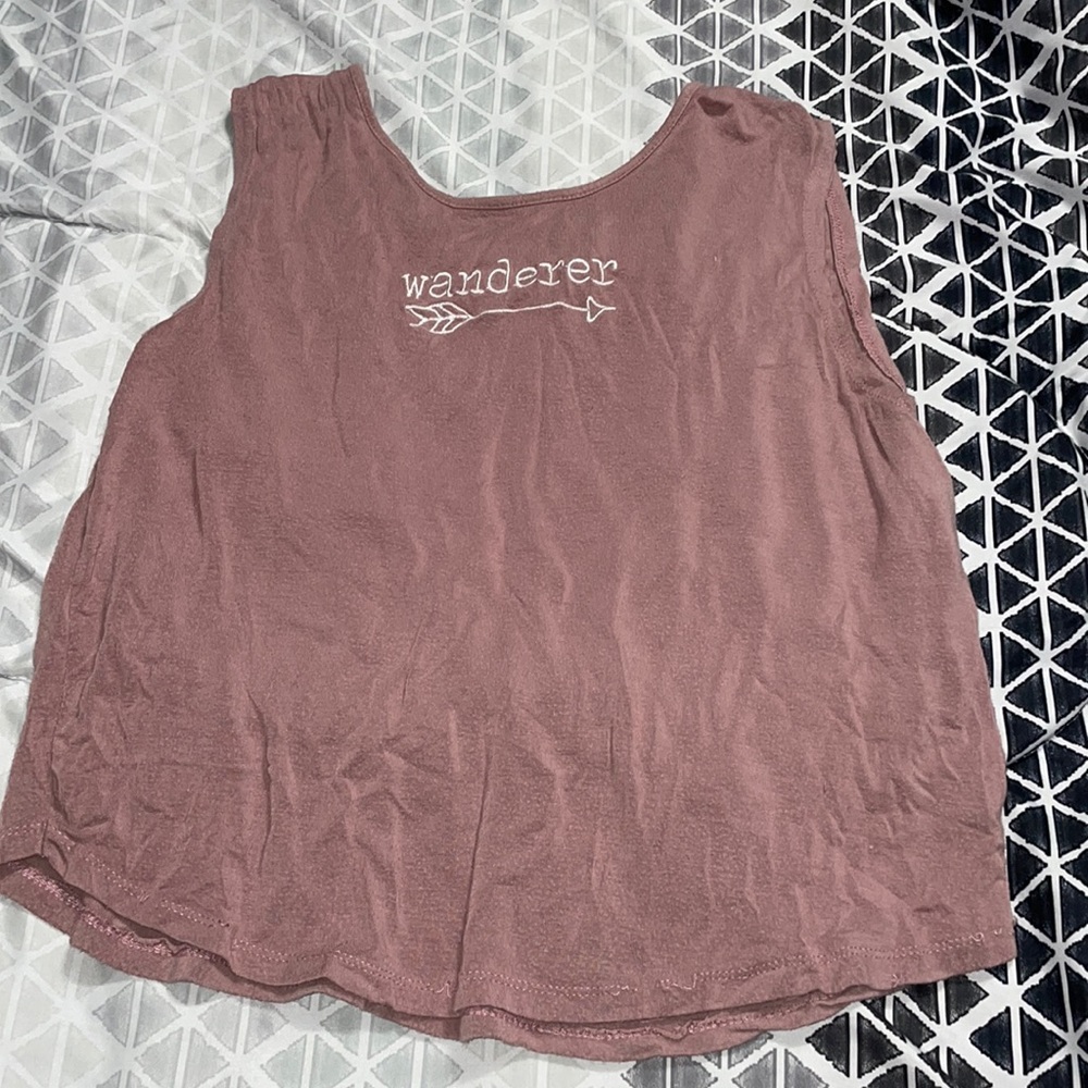 tank crop top size medium